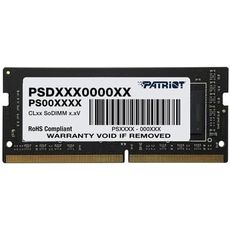 Patriot Memory Signature 4ГБ DDR4 2666МГц SODIMM CL19 single rank, Ret (PSD44G266681S) (РСТ)