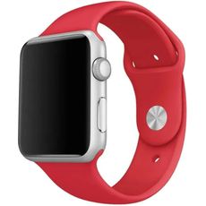 Ремешок для Apple Watch 42/44/45/49mm красный силикон S/M