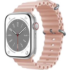 Ремешок для Apple Watch 42/44/45/49mm Ocean Band розовый силикон