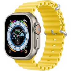 Ремешок для Apple Watch 42/44/45/49mm Ocean Band желтый силикон