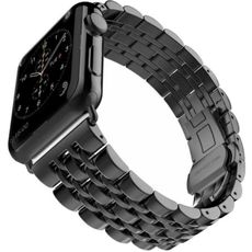 Ремешок для Apple Watch 42/44/45mm черный металл Stainless Steel