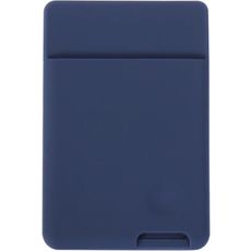 Карман для пластиковых карт темно-синий CARD BAG силикон