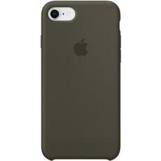 Задняя накладка для Apple iPhone SE2020/7/8 Silicone Case темно оливковый ОРИГИНАЛ