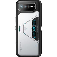 Задняя накладка для Asus Rog Phone 6 прозрачная с черным Противоударная