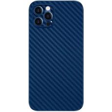 Задняя накладка для iPhone 12 Pro темно-синяя K-DOO Air Carbon с защитой для камеры