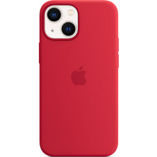 Задняя накладка для iPhone 13 Mini MagSafe Silicone Case красная