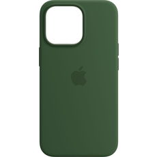 Задняя накладка для iPhone 13 Pro Magnet кожа зеленый клевер