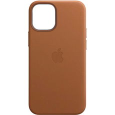 Задняя накладка для iPhone 13 Pro MagSafe кожа коричневая