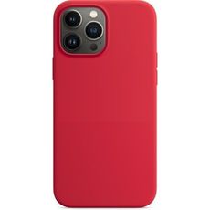 Задняя накладка для iPhone 13 Pro MagSafe Silicone Case красная