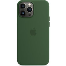 Задняя накладка для iPhone 13 Pro MagSafe Silicone Case зеленый клевер