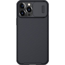 Задняя накладка для iPhone 13 Pro Max черная Nillkin c крышкой для камеры