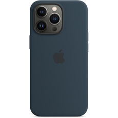 Задняя накладка для iPhone 13 Pro Max MagSafe Silicone Case синий омут
