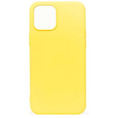 Задняя накладка для iPhone 13 Pro Max желтая Nano силикон