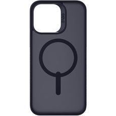 Задняя накладка для iPhone 14 Plus MagSafe затемненная черная Hampton Case ZAGG