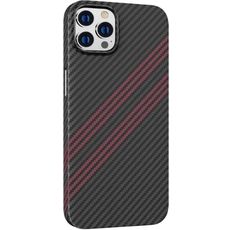 Задняя накладка для iPhone 14 Pro 6.1 черно-красная Gave slim protective case