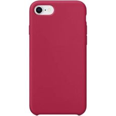 Задняя накладка для iPhone SE2022/2020/7/8 Silicone Case Rose Red