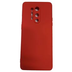 Задняя накладка для OnePlus 8 Pro красная Nano силикон