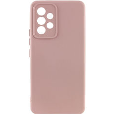 Задняя накладка для Samsung A73 розовая Nano силикон с защитой для камеры