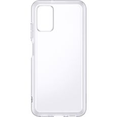 Задняя накладка для Samsung Galaxy A03S прозрачная силикон
