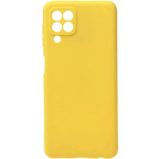 Задняя накладка для Samsung Galaxy A22/M22/M32 желтая Nano силикон с закрытой камерой