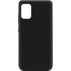 Задняя накладка для Samsung Galaxy A72 черная Silicone Cover
