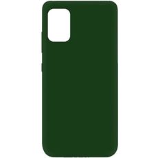 Задняя накладка для Samsung Galaxy A72 зеленая Silicone Cover