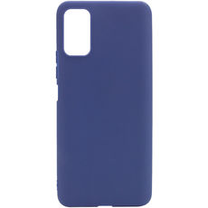Задняя накладка для Samsung Galaxy M52 синяя Nano силикон