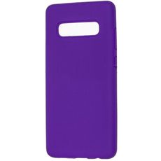 Задняя накладка для Samsung Galaxy S10 фиолетовая