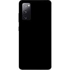 Задняя накладка для Samsung Galaxy S20 FE черная силикон