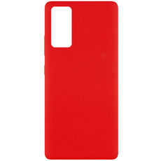 Задняя накладка для Samsung Galaxy S20 FE красная Nano силикон