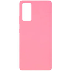 Задняя накладка для Samsung Galaxy S20 FE розовая Nano силикон