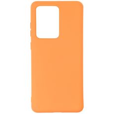 Задняя накладка для Samsung Galaxy S20 Ultra оранжевая NANO силикон