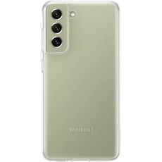 Задняя накладка для Samsung Galaxy S21 FE прозрачная силикон