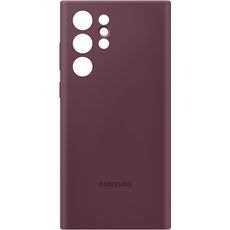 Задняя накладка для Samsung Galaxy S22 Ultra Silicone Cover бургунди