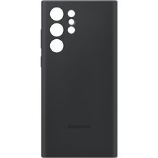 Задняя накладка для Samsung Galaxy S22 Ultra Silicone Cover черный