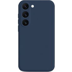 Задняя накладка для Samsung Galaxy S23 Plus синяя Monarch силикон