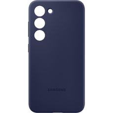 Задняя накладка для Samsung Galaxy S23 Silicone Case синяя