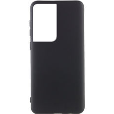 Задняя накладка для Samsung Galaxy S23 Ultra черная силикон