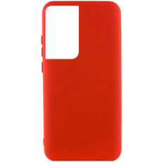 Задняя накладка для Samsung Galaxy S23 Ultra красная Nano силикон