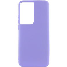 Задняя накладка для Samsung Galaxy S23 Ultra сиреневая Nano силикон