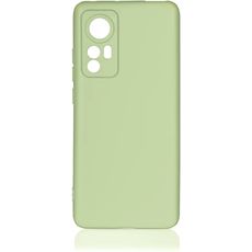 Задняя накладка для Xiaomi 12/12X зеленая силикон