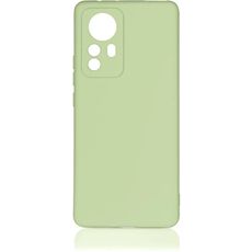 Задняя накладка для Xiaomi 12 Pro зеленая силикон