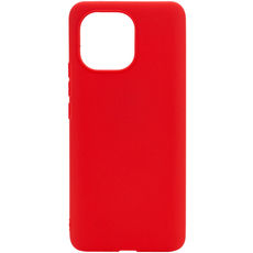 Задняя накладка для Xiaomi Mi11 красная Silicon Cover