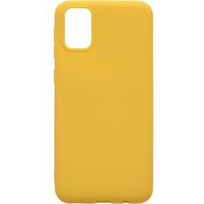 Задняя накладка для Xiaomi Poco M3 желтая силикон
