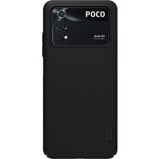 Задняя накладка для Xiaomi Poco M4 Pro (4G) черная Nillkin