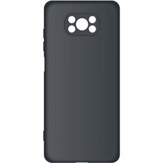 Задняя накладка для Xiaomi Poco X3 черная Nano силикон