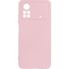 Задняя накладка для Xiaomi Poco X4 Pro 5G розовый песок Nano силикон