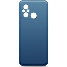 Задняя накладка для Xiaomi Redmi 12C синяя Nano силикон
