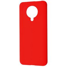 Задняя накладка для Xiaomi Redmi K30 Pro/Poco F2 Pro красная Nano силикон
