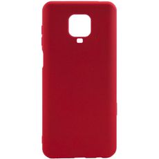 Задняя накладка для Xiaomi Redmi Note 9S/9Pro/9ProMax красная Nano силикон